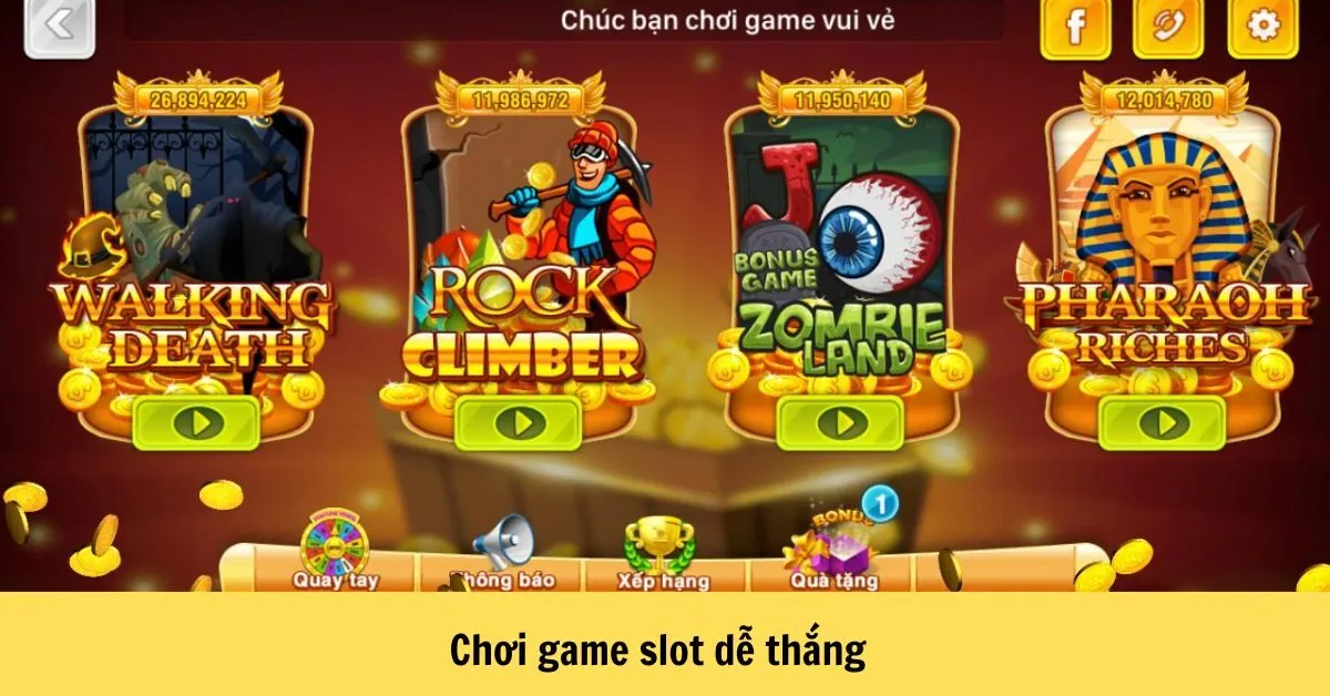 Chơi game slot dễ thắng